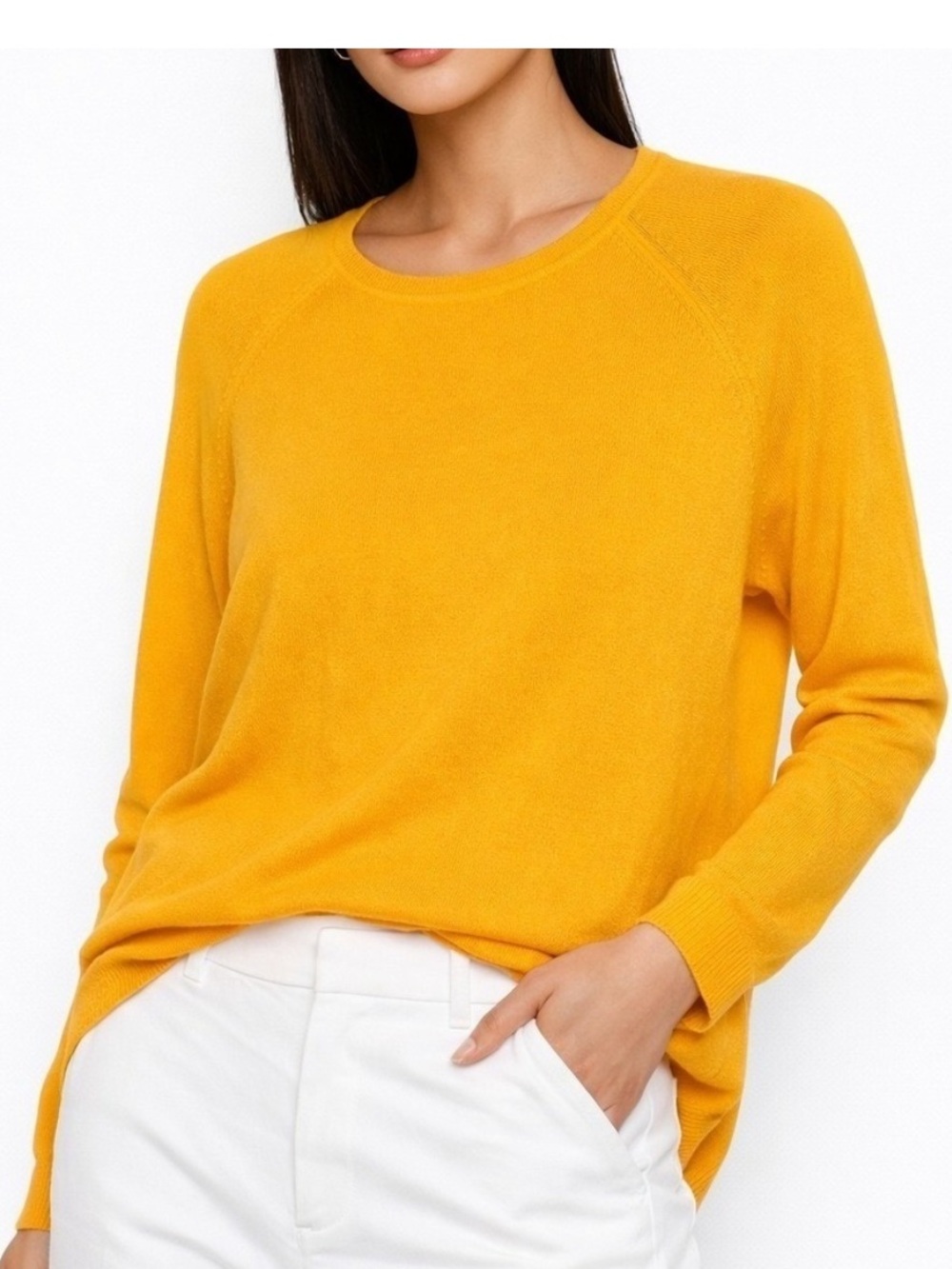 🆕 💛Zara Pale Yellow Round-Neck Sweater